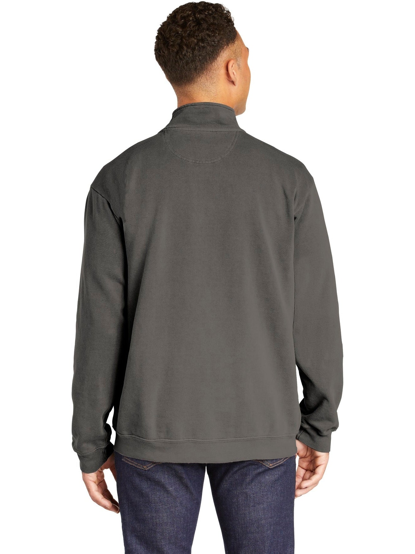 no-logo Comfort Colors Ring Spun 1/4-Zip Sweatshirt-Regular-Comfort Colors-Thread Logic
