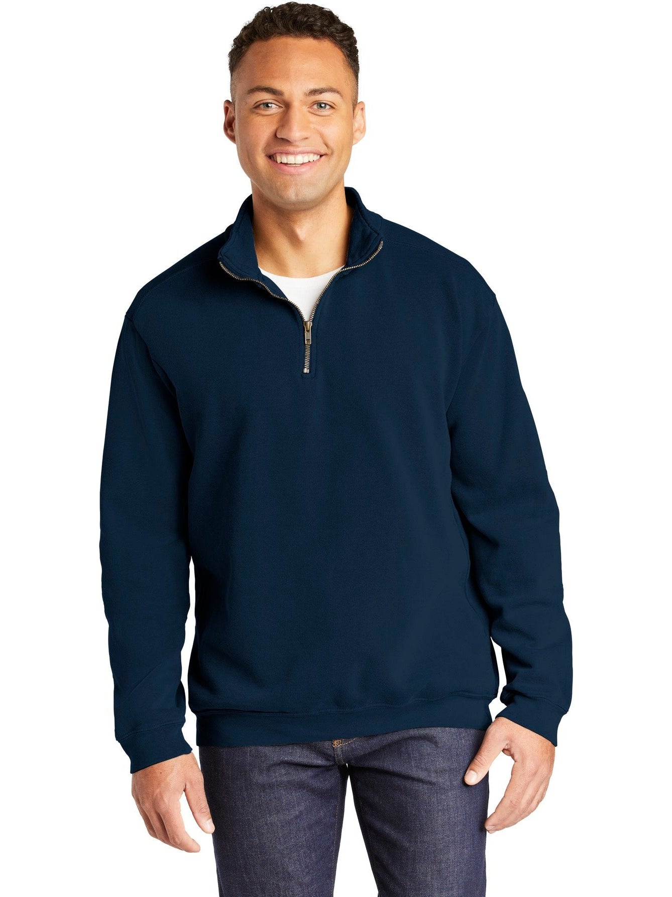 no-logo Comfort Colors Ring Spun 1/4-Zip Sweatshirt-Regular-Comfort Colors-Thread Logic