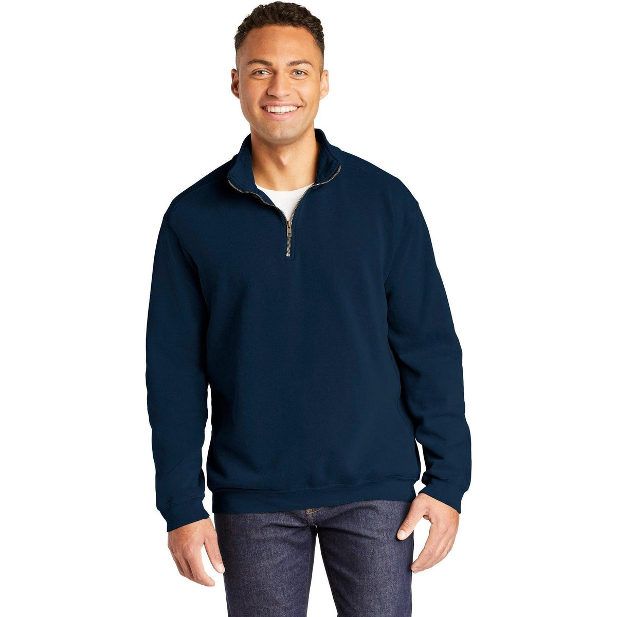 no-logo Comfort Colors Ring Spun 1/4-Zip Sweatshirt-Regular-Comfort Colors-Thread Logic