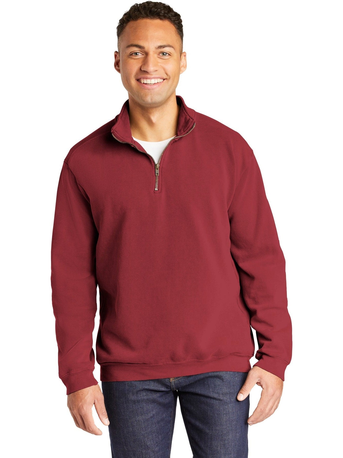 no-logo Comfort Colors Ring Spun 1/4-Zip Sweatshirt-Regular-Comfort Colors-Thread Logic