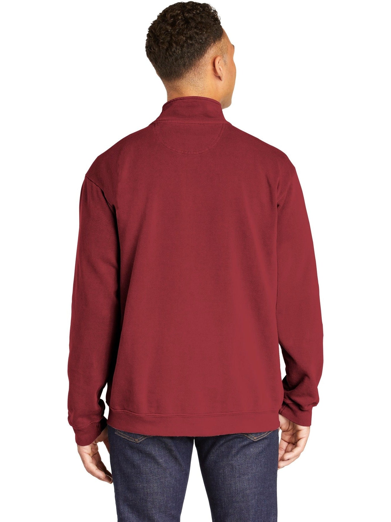 no-logo Comfort Colors Ring Spun 1/4-Zip Sweatshirt-Regular-Comfort Colors-Thread Logic
