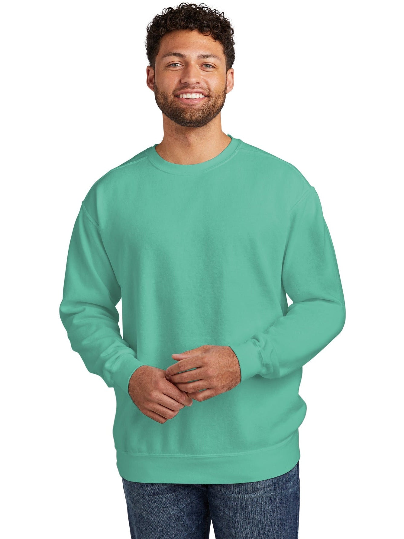 no-logo Comfort Colors Ring Spun Crewneck Sweatshirt-Regular-Comfort Colors-Thread Logic