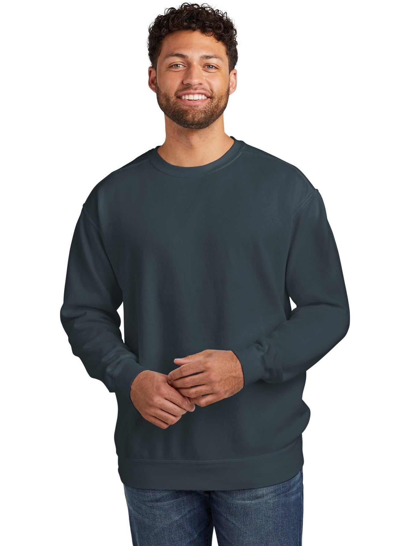 no-logo Comfort Colors Ring Spun Crewneck Sweatshirt-Regular-Comfort Colors-Thread Logic