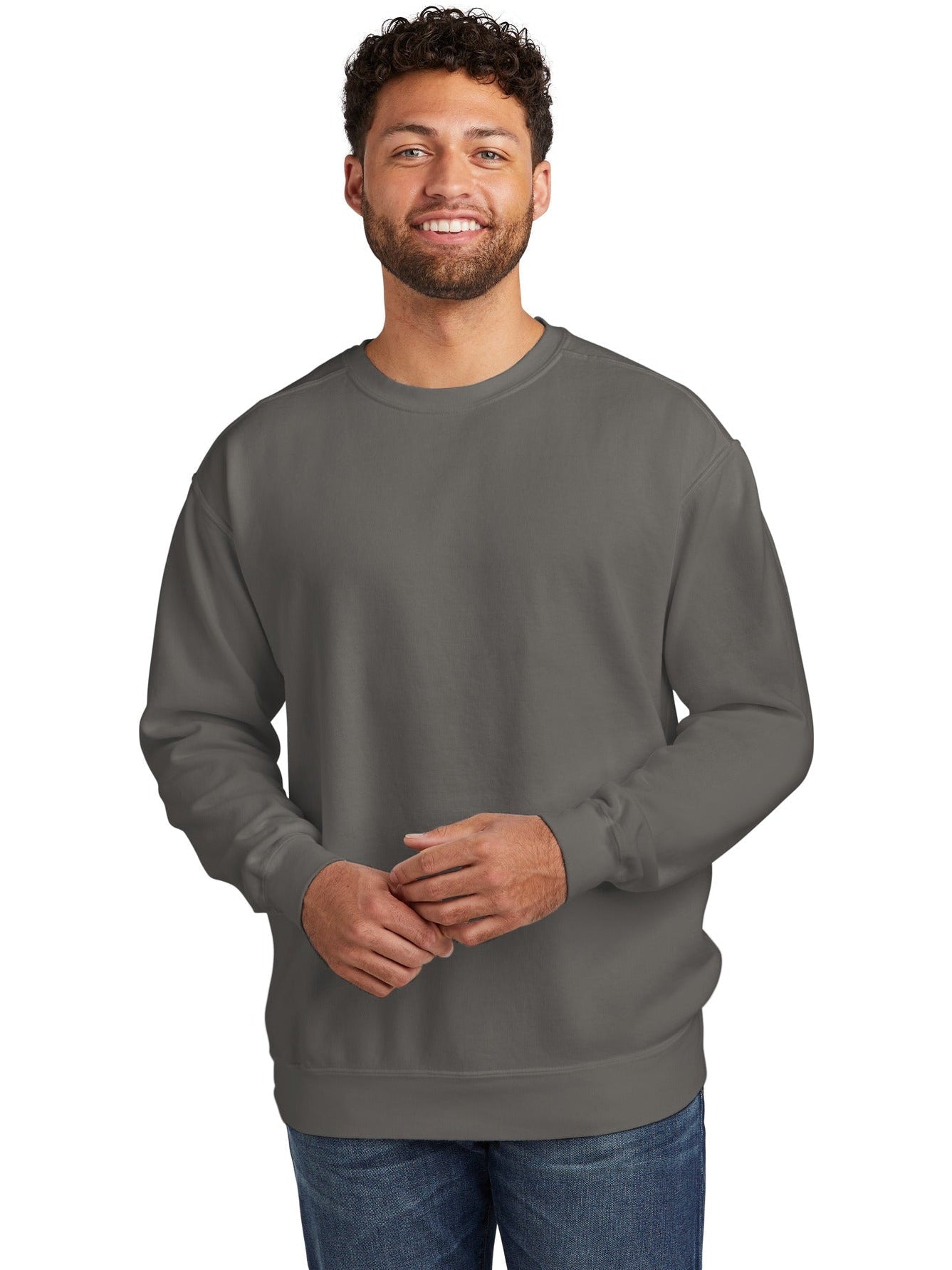 no-logo Comfort Colors Ring Spun Crewneck Sweatshirt-Regular-Comfort Colors-Thread Logic