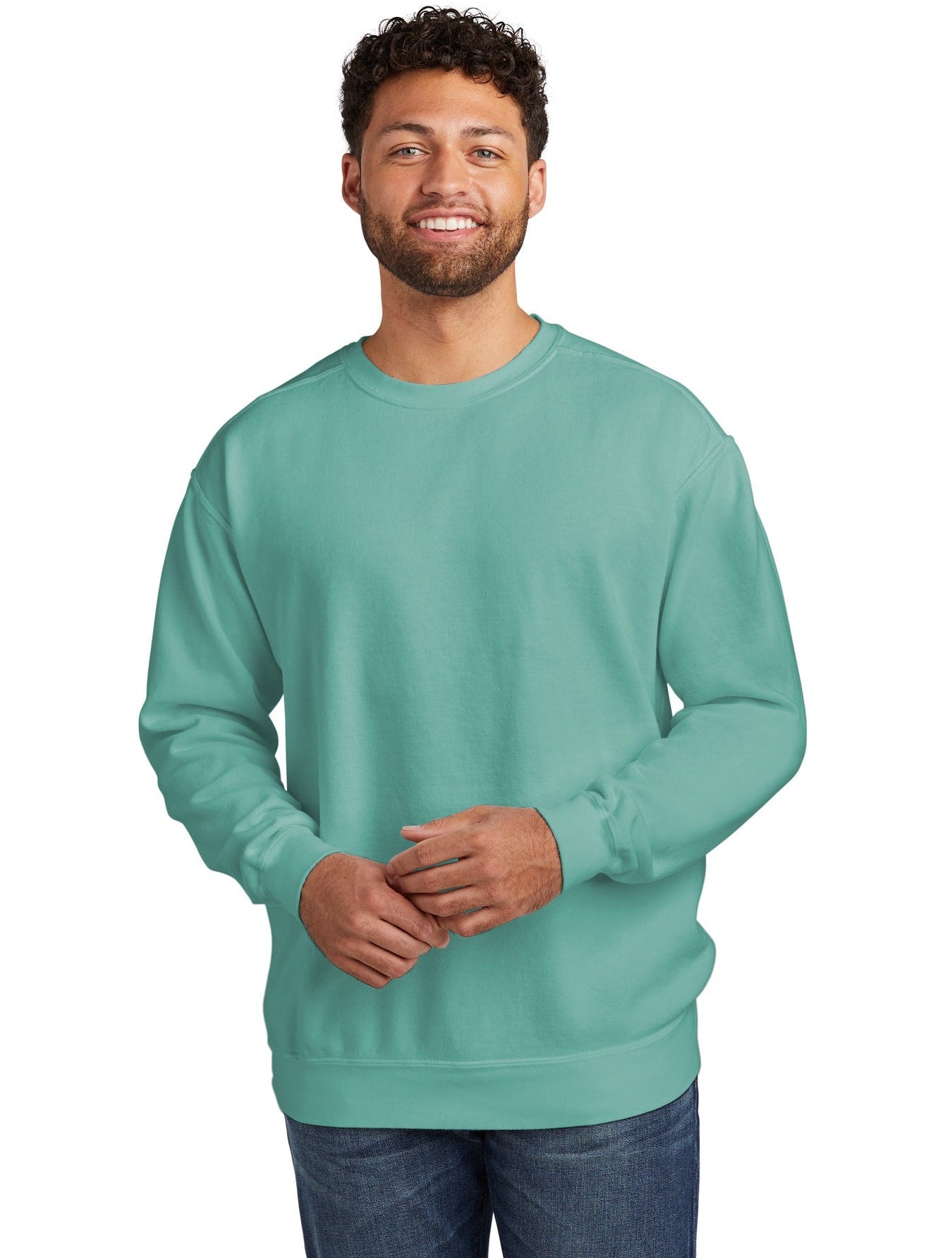 no-logo Comfort Colors Ring Spun Crewneck Sweatshirt-Regular-Comfort Colors-Thread Logic