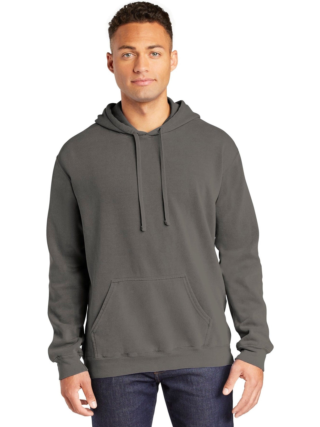 no-logo Comfort Colors Ring Spun Hooded Sweatshirt-Regular-Comfort Colors-Thread Logic