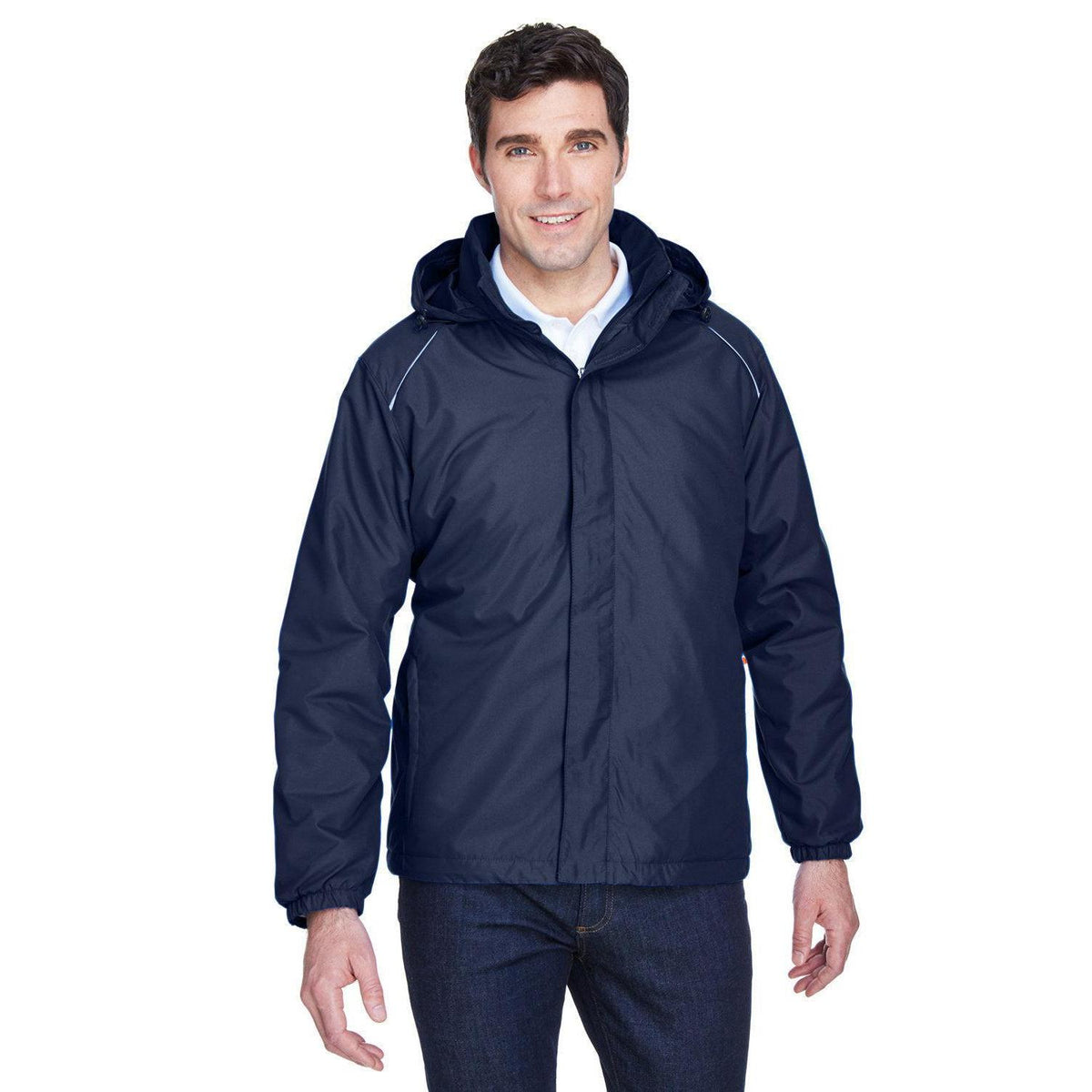 no-logo Core 365 Brisk Insulated Jacket-Men's Jackets-CORE365-Classic Navy-S-Thread Logic