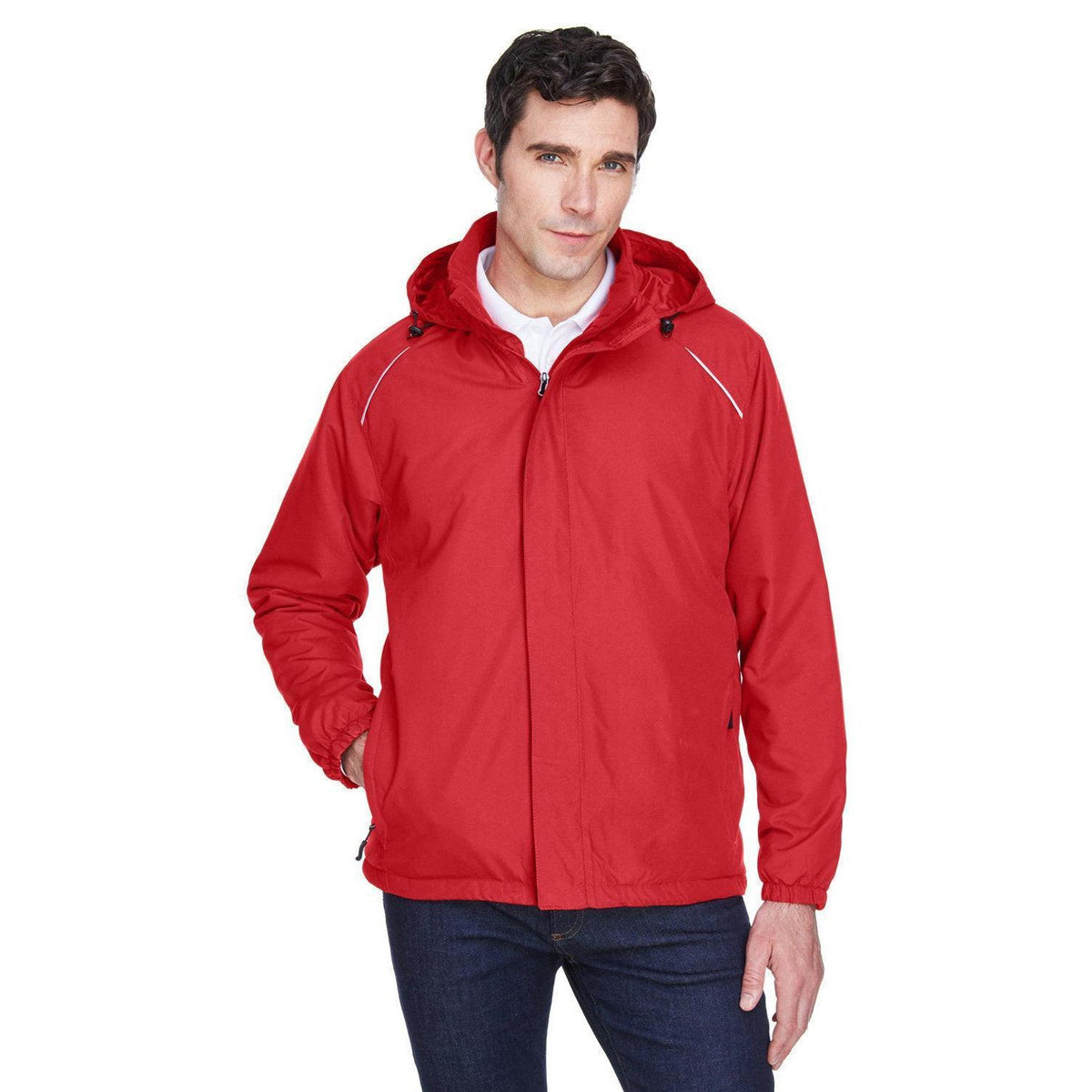 no-logo Core 365 Brisk Insulated Jacket-Men's Jackets-CORE365-Classic Red-S-Thread Logic