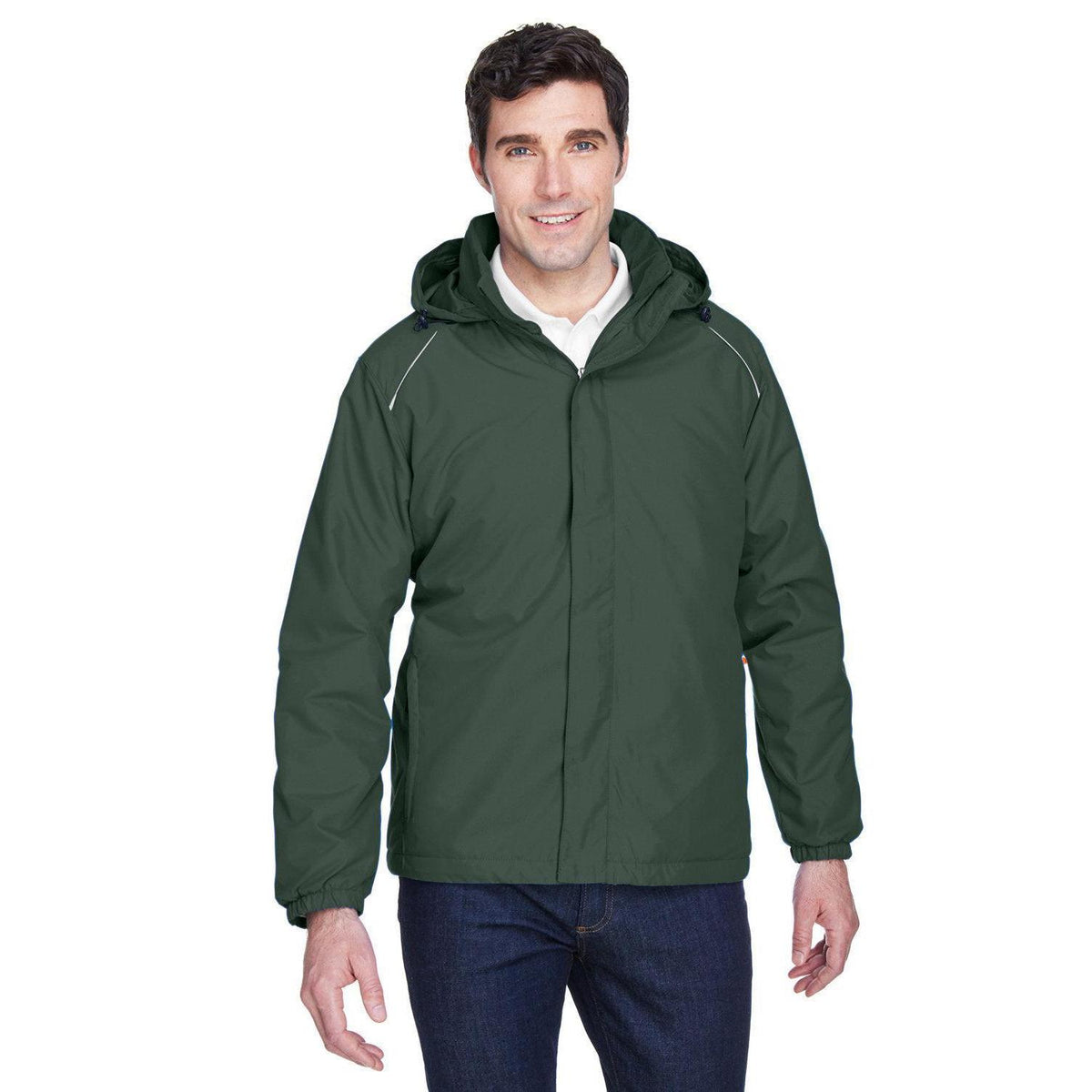 no-logo Core 365 Brisk Insulated Jacket-Men's Jackets-CORE365-Forest-S-Thread Logic