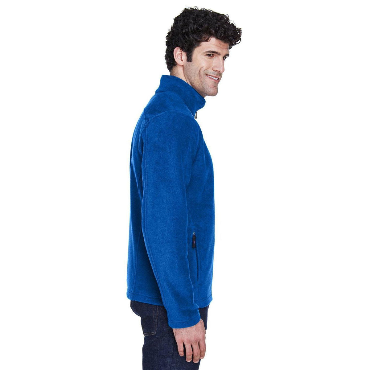 no-logo Core 365 Fleece Jacket-Men's Jackets-CORE365-Thread Logic