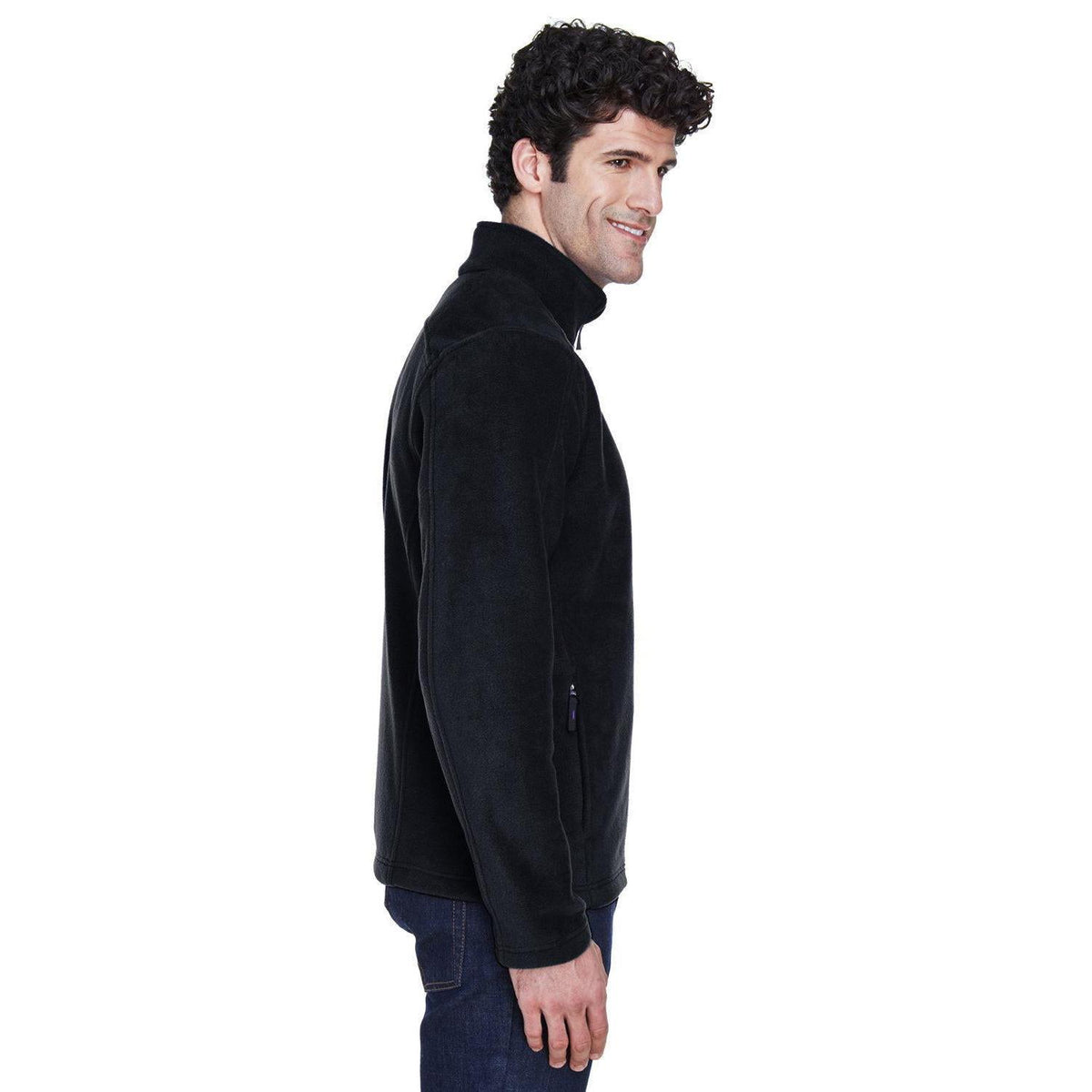no-logo Core 365 Fleece Jacket-Men's Jackets-CORE365-Thread Logic