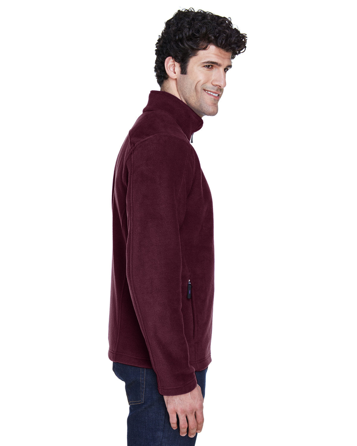 no-logo Core 365 Fleece Jacket-Men's Jackets-CORE365-Thread Logic
