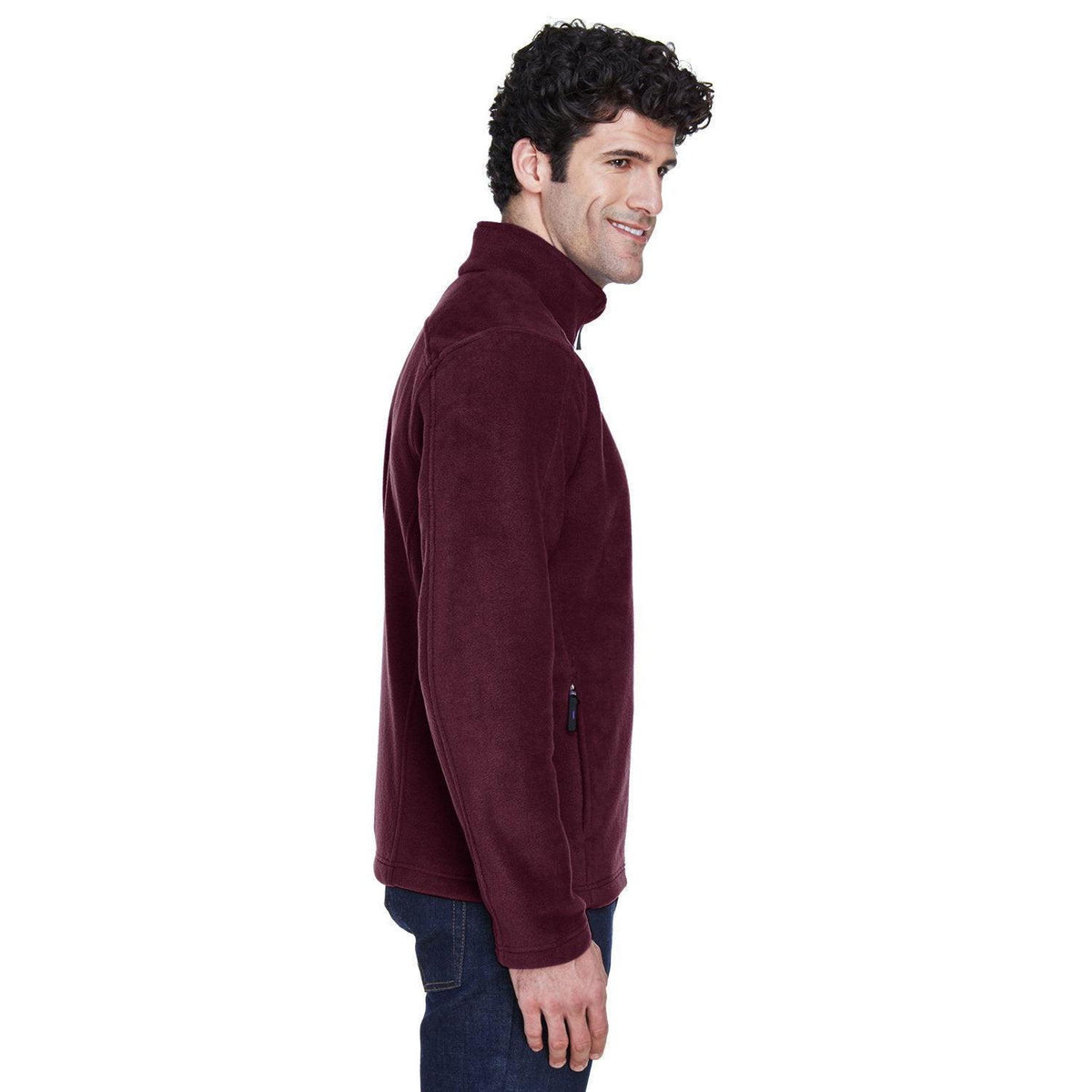 no-logo Core 365 Fleece Jacket-Men's Jackets-CORE365-Thread Logic