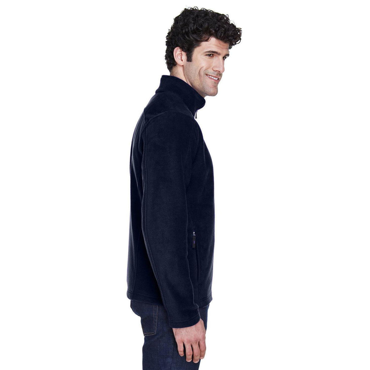 no-logo Core 365 Fleece Jacket-Men's Jackets-CORE365-Thread Logic