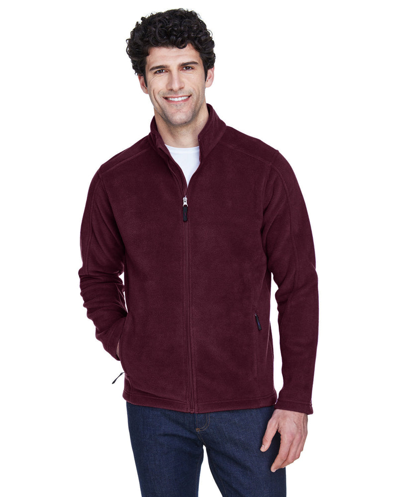  Core 365 Fleece Jacket-Men's Jackets-CORE365-Burgundy-S-Thread Logic