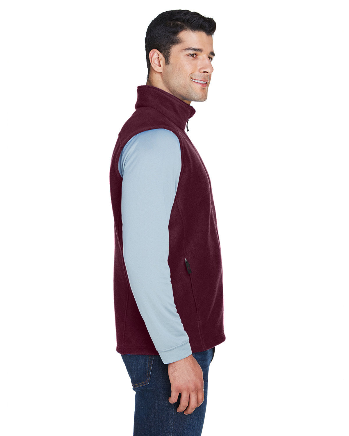 no-logo Core 365 Journey Fleece Vest-Men's Layering-CORE365-Thread Logic
