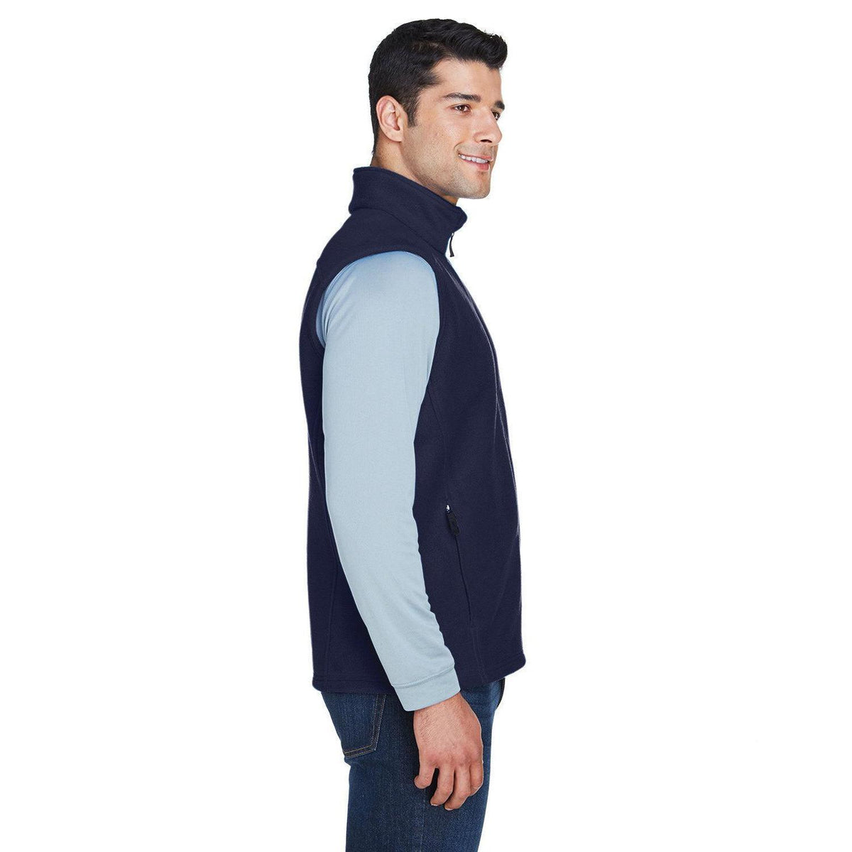 no-logo Core 365 Journey Fleece Vest-Men's Layering-CORE365-Thread Logic