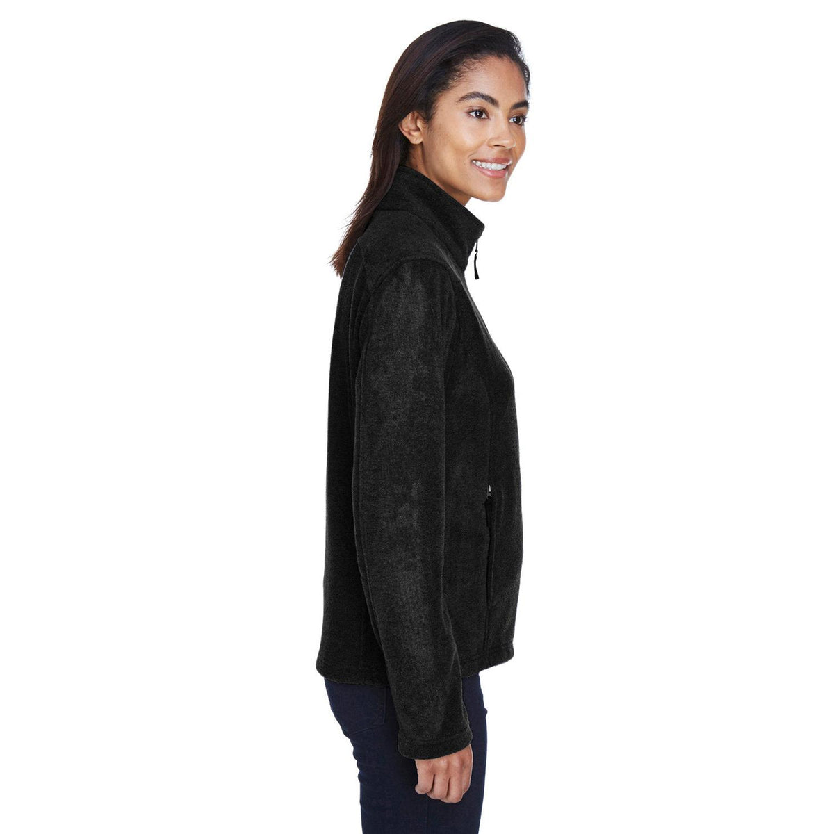 no-logo Core 365 Women's Fleece Jacket-Ladies Jackets-CORE365-Thread Logic