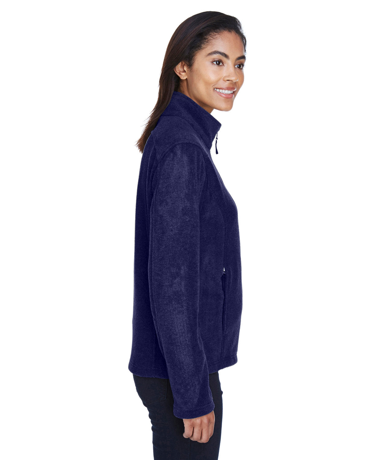 no-logo Core 365 Ladies Fleece Jacket-Ladies Jackets-CORE365-Thread Logic