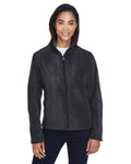  Core 365 Ladies Fleece Jacket-Ladies Jackets-CORE365-Heather Charcoal-XS-Thread Logic