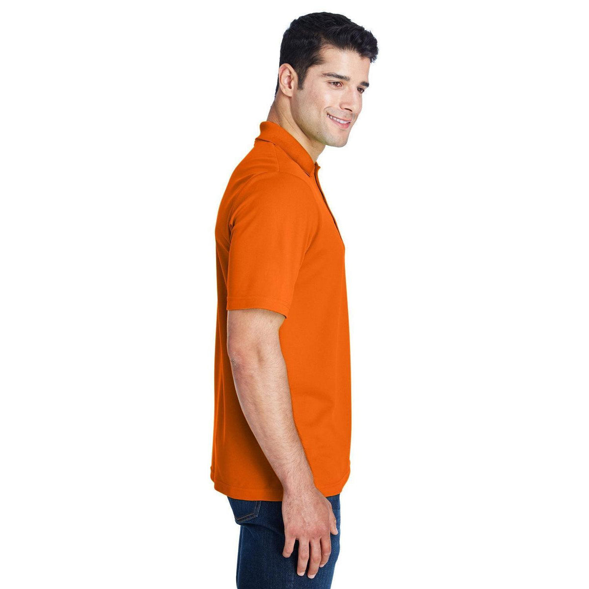 no-logo Core 365 Performance Pique Polo Shirt-Men's Polos-CORE365-Thread Logic
