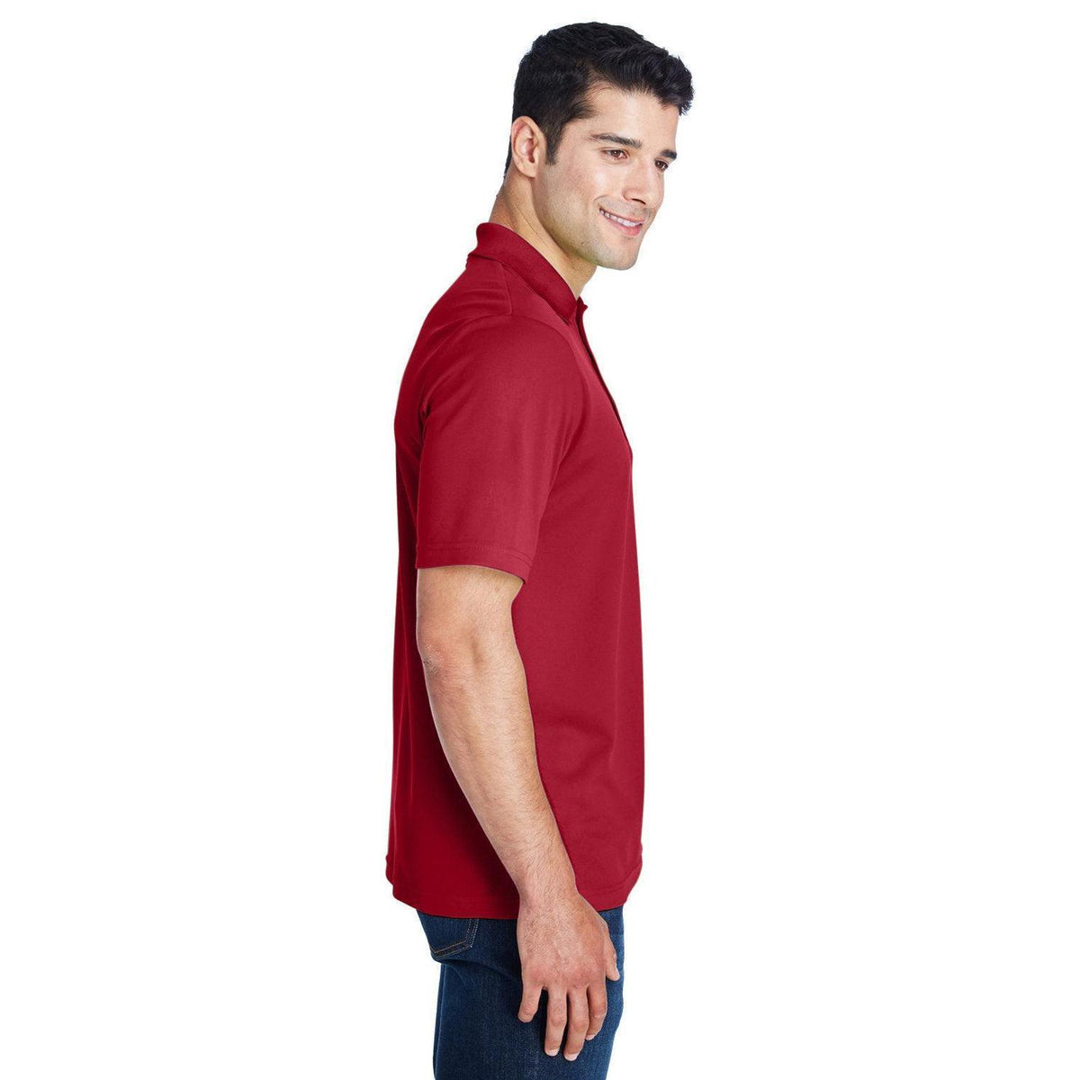 no-logo Core 365 Performance Pique Polo Shirt-Men's Polos-CORE365-Thread Logic