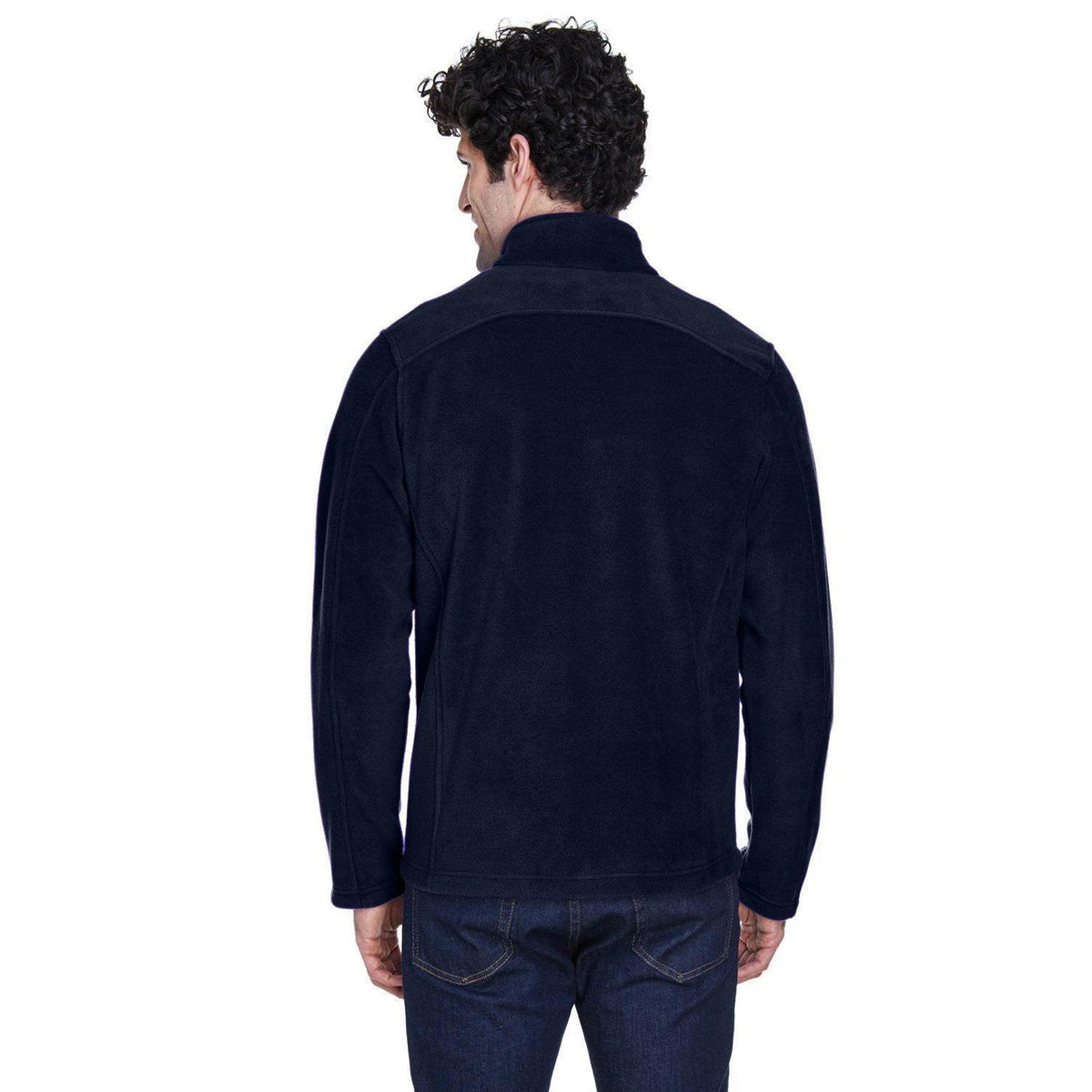 no-logo Core 365 Tall Fleece Jacket-Men's Jackets-CORE365-Thread Logic