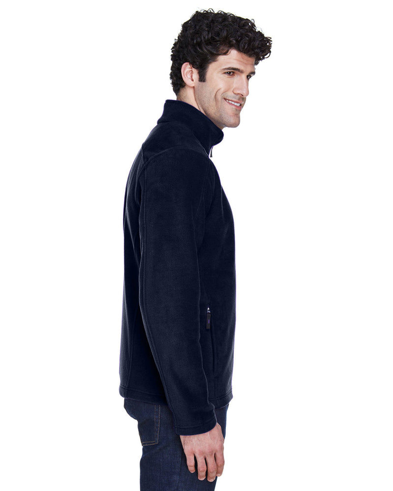 no-logo Core 365 Tall Fleece Jacket-Men's Jackets-CORE365-Thread Logic