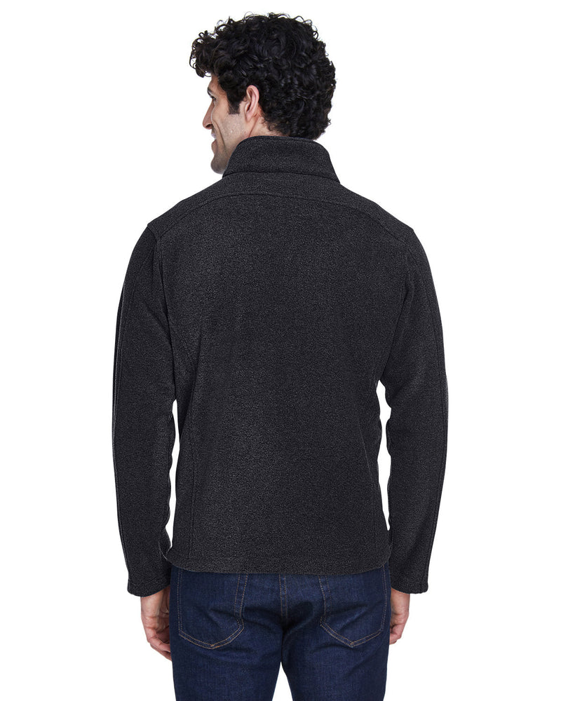 no-logo Core 365 Tall Fleece Jacket-Men's Jackets-CORE365-Thread Logic