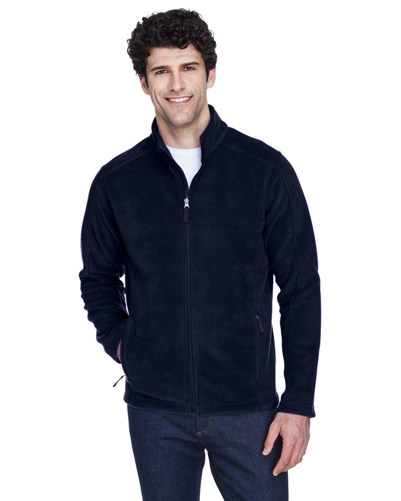  Core 365 Tall Fleece Jacket-Men's Jackets-CORE365-Classic Navy-LT-Thread Logic