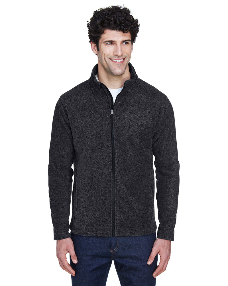  Core 365 Tall Fleece Jacket-Men's Jackets-CORE365-Heather Charcoal-LT-Thread Logic