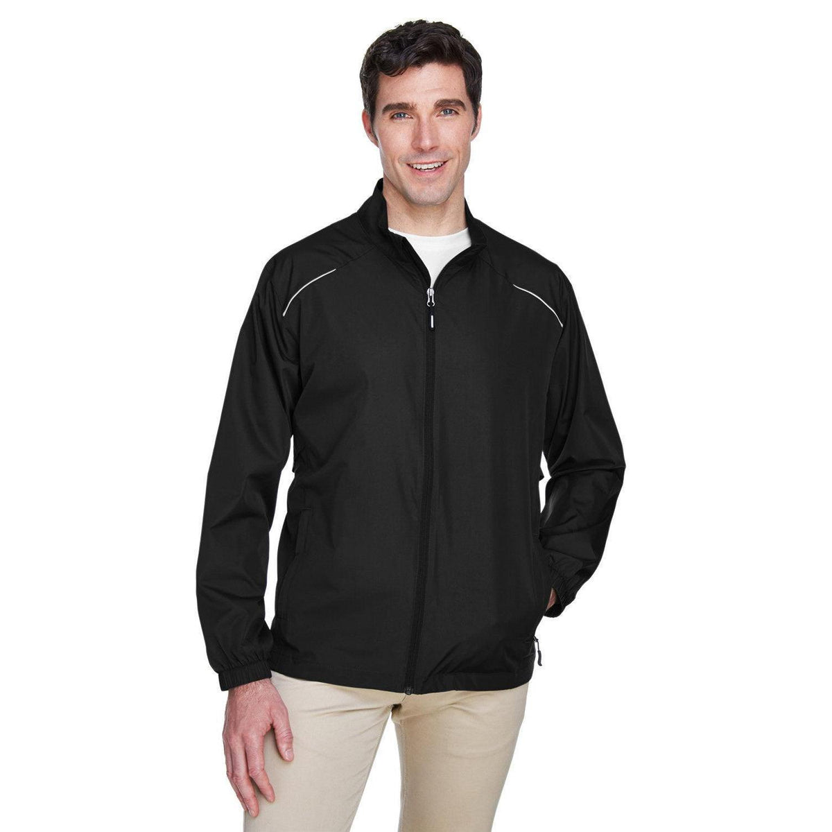 no-logo Core 365 Unlined Lightweight Jacket-Men's Jackets-CORE365-Black-S-Thread Logic