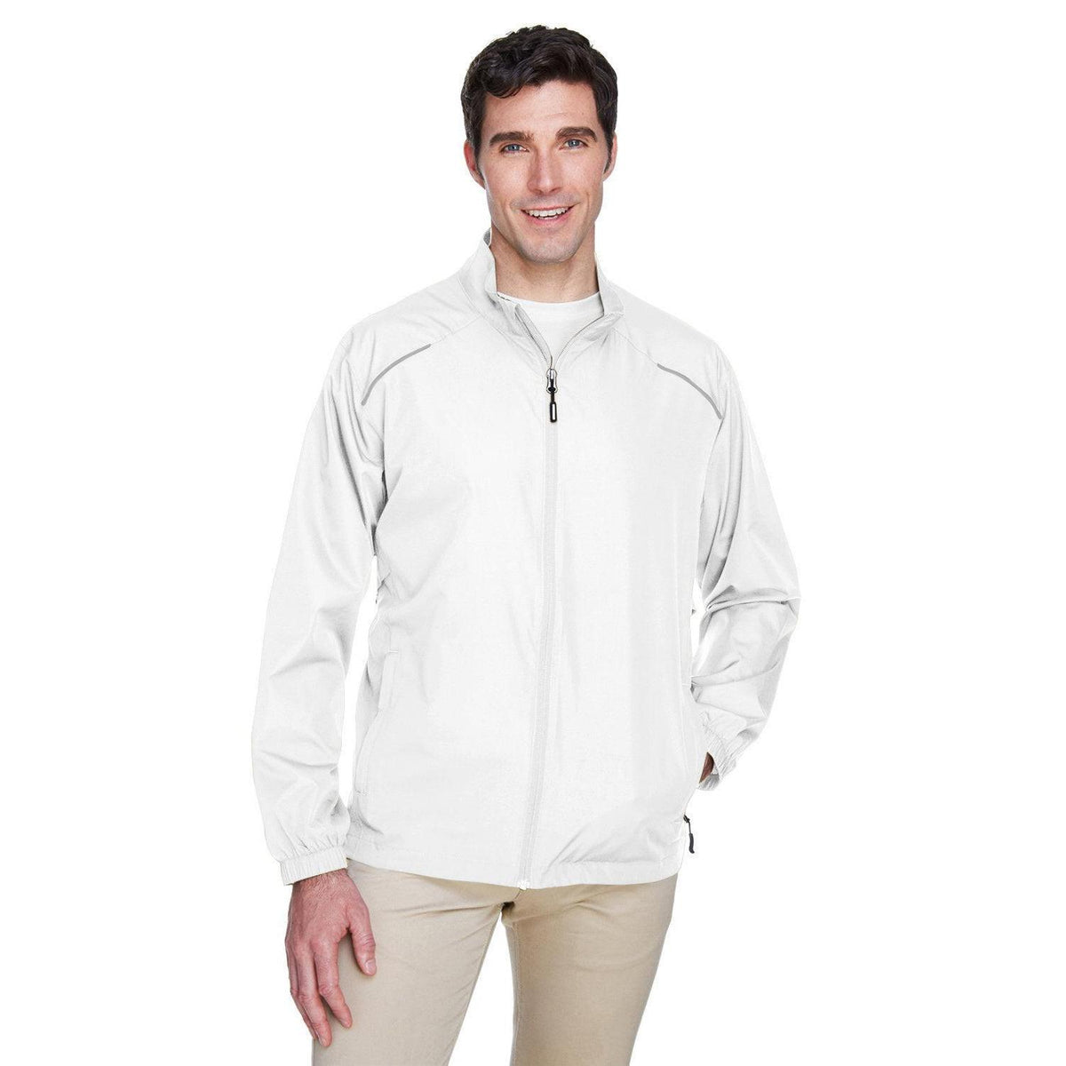 no-logo Core 365 Unlined Lightweight Jacket-Men's Jackets-CORE365-White-S-Thread Logic