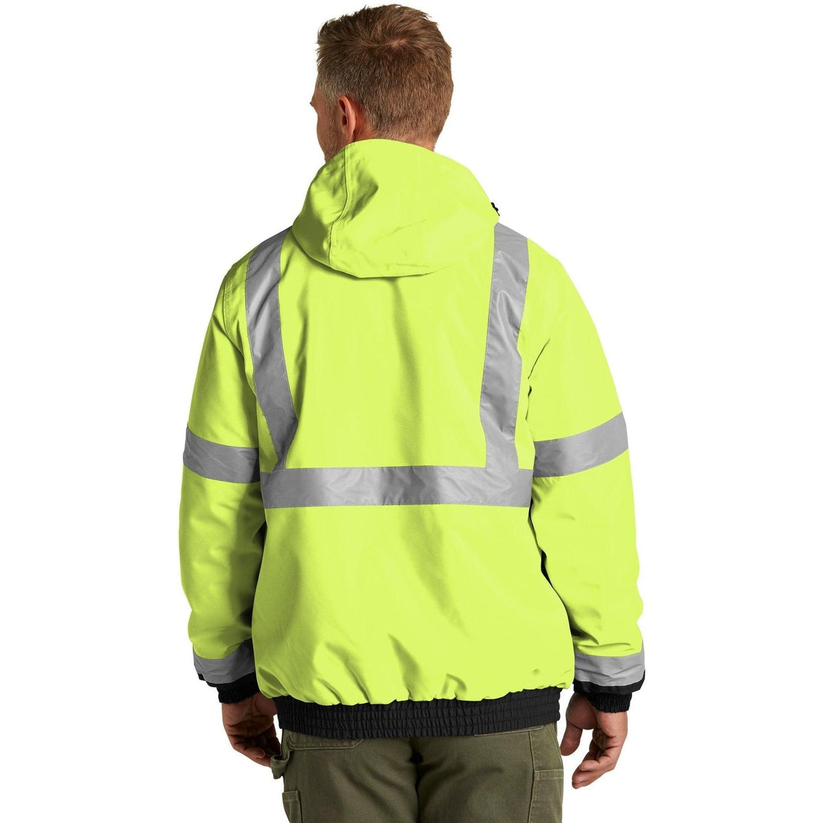 no-logo CornerStone ANSI 107 Class 3 Economy Waterproof Insulated Bomber Jacket-Regular-Cornerstone-Thread Logic