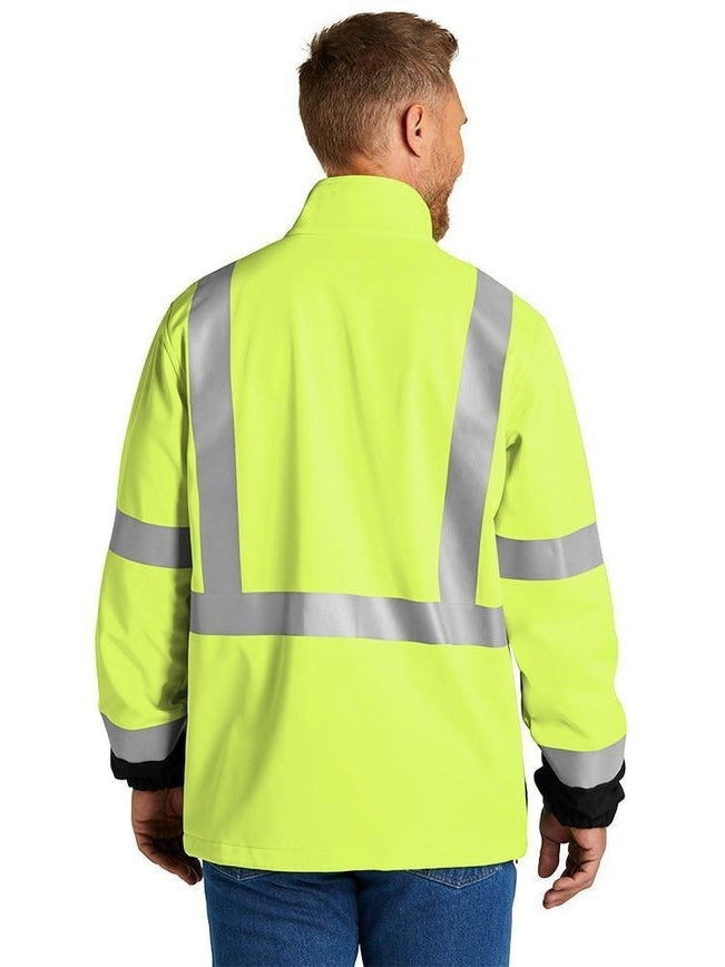 no-logo CornerStone ANSI 107 Class 3 Soft Shell Jacket-Regular-Cornerstone-Thread Logic