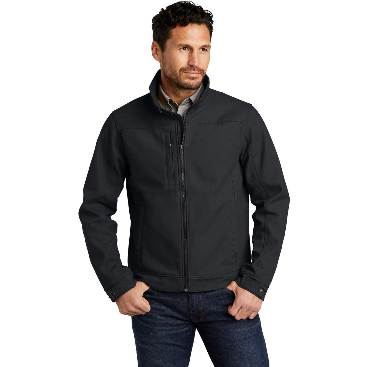 no-logo CornerStone Duck Bonded Soft Shell Jacket-Regular-Cornerstone-Thread Logic