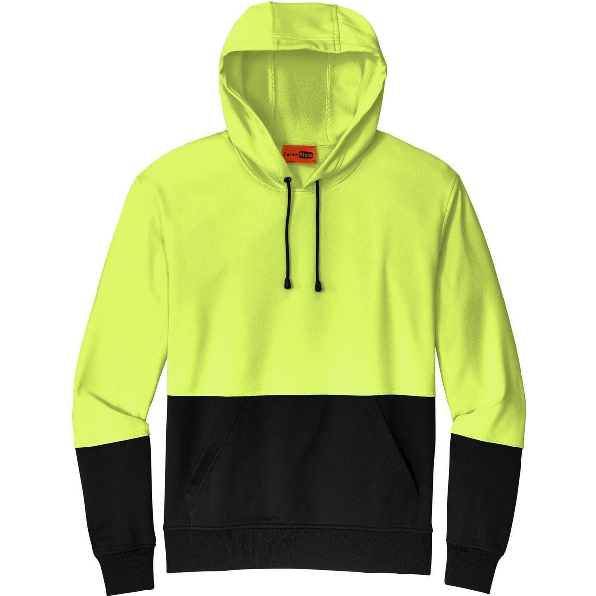 no-logo CornerStone Enhanced Visibility Fleece Pullover Hoodie