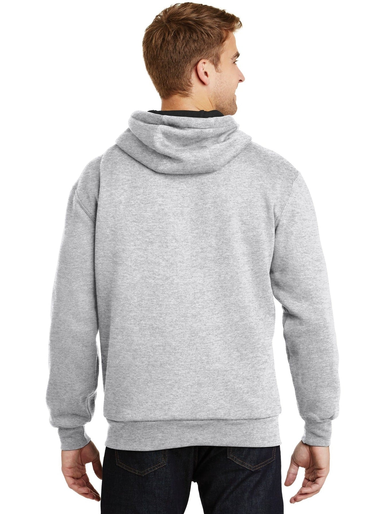 no-logo CornerStone Full-Zip Hooded Sweatshirt with Thermal Lining-Regular-Cornerstone-Thread Logic
