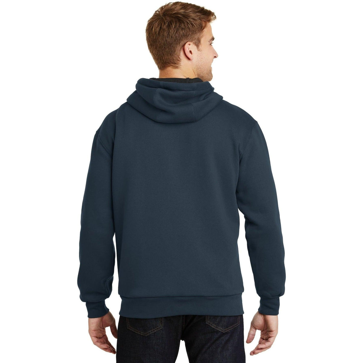 no-logo CornerStone Full-Zip Hooded Sweatshirt with Thermal Lining-Full Zips-Cornerstone-Thread Logic