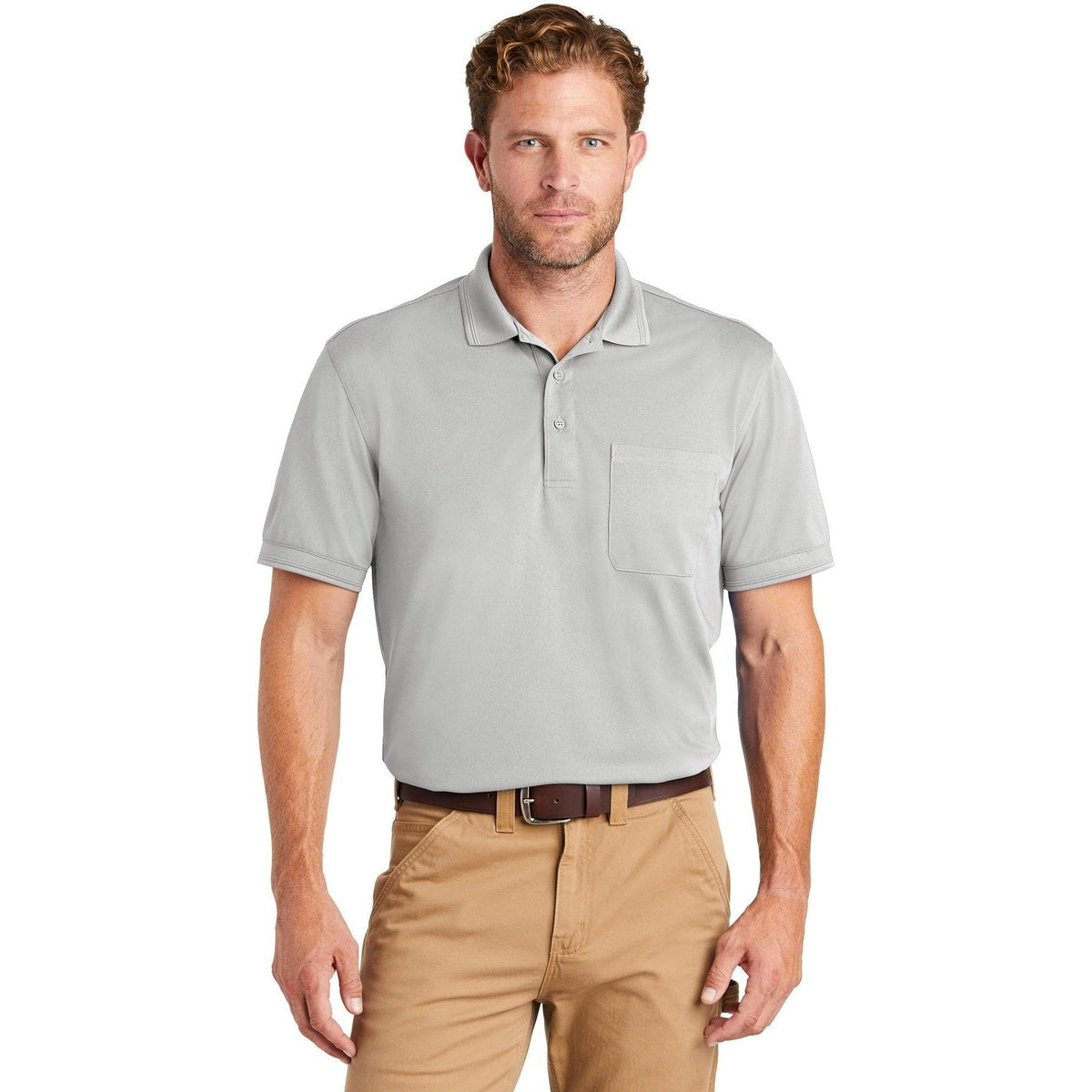no-logo CornerStone Industrial Snag-Proof Pique Pocket Polo-Regular-Cornerstone-Thread Logic