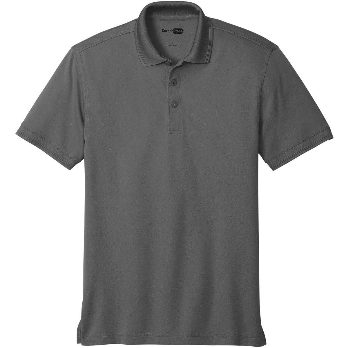 no-logo CornerStone Industrial Snag-Proof Pique Polo-Regular-Cornerstone-Charcoal-XS-Thread Logic