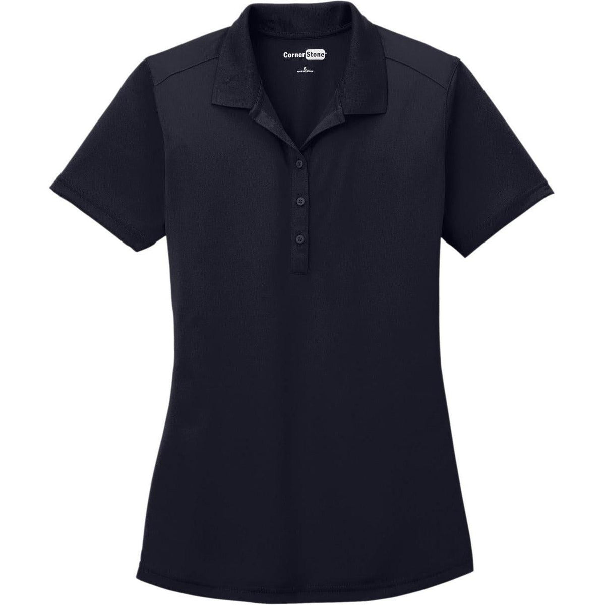 no-logo CornerStone Women's Select Lightweight Snag-Proof Polo-Regular-Cornerstone-Dark Navy-XS-Thread Logic
