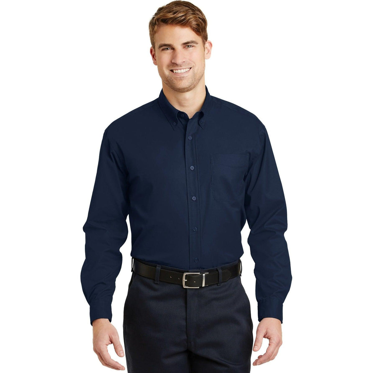 no-logo CornerStone Long Sleeve SuperPro Twill Shirt-Dress Shirts-Cornerstone-Thread Logic