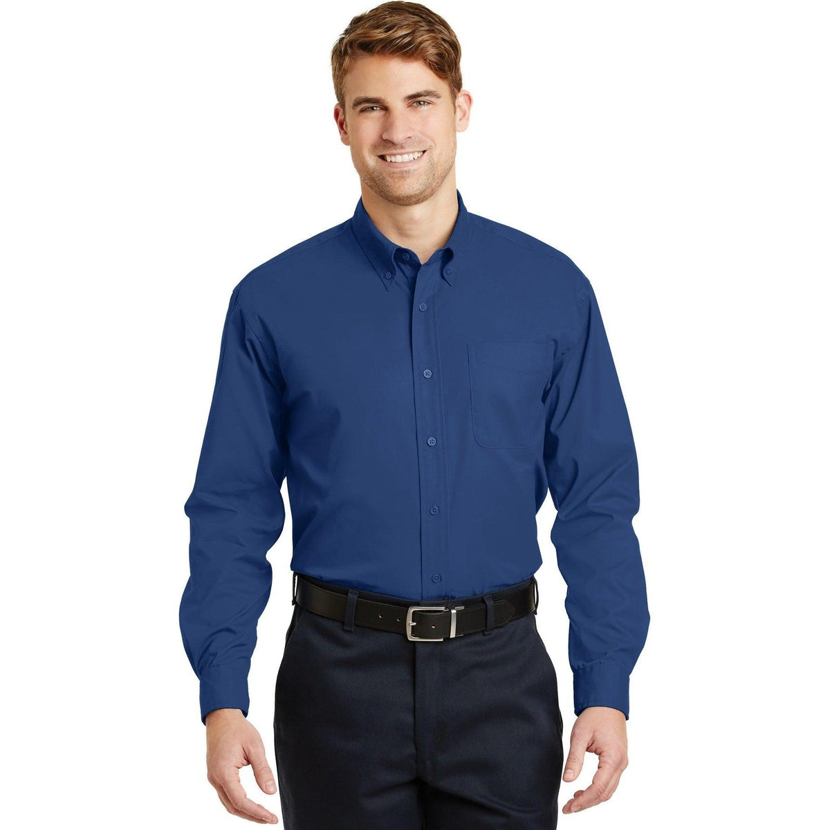 no-logo CornerStone Long Sleeve SuperPro Twill Shirt-Dress Shirts-Cornerstone-Thread Logic