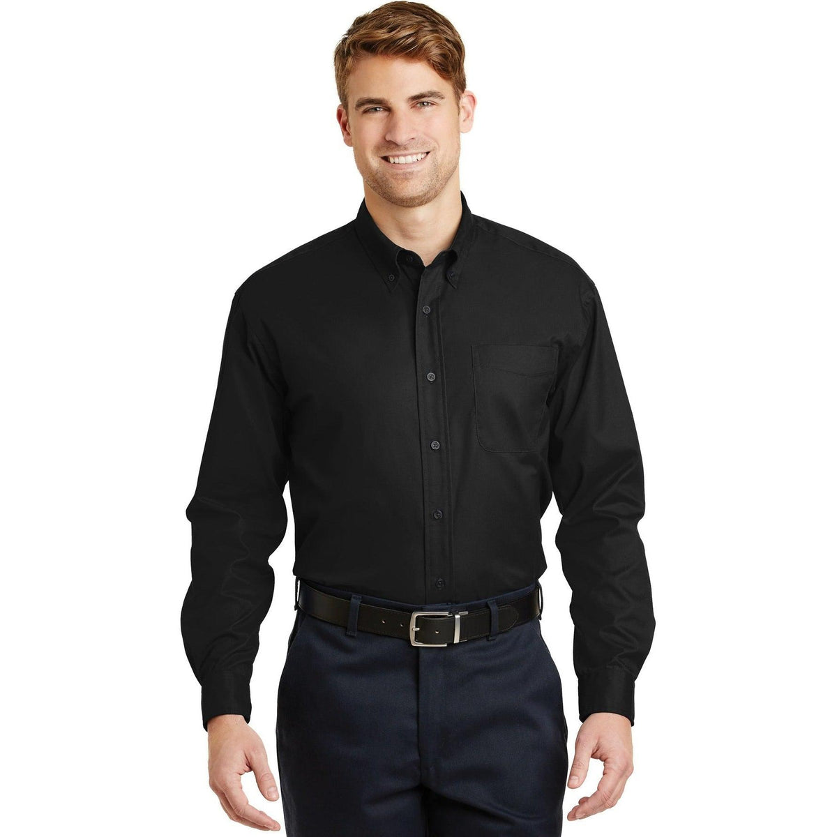 no-logo CornerStone Long Sleeve SuperPro Twill Shirt-Dress Shirts-Cornerstone-Thread Logic