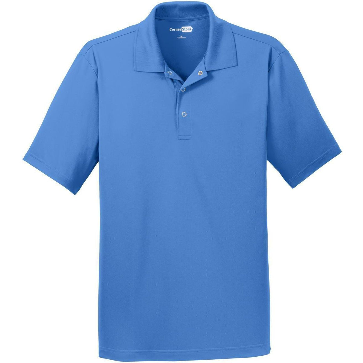 no-logo CornerStone Micropique Gripper Polo-Regular-Cornerstone-Blue Lake-S-Thread Logic