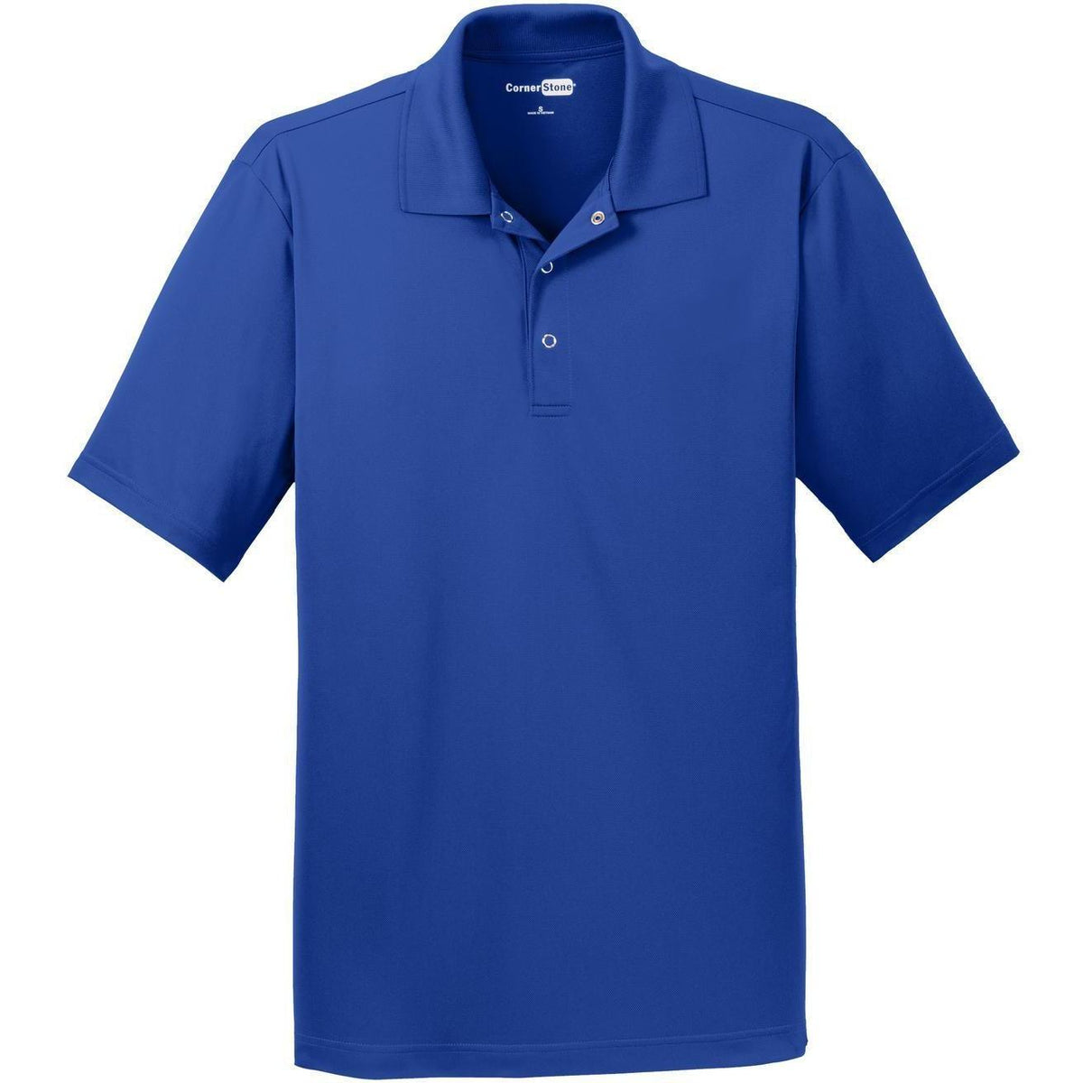 no-logo CornerStone Micropique Gripper Polo-Regular-Cornerstone-True Royal-S-Thread Logic