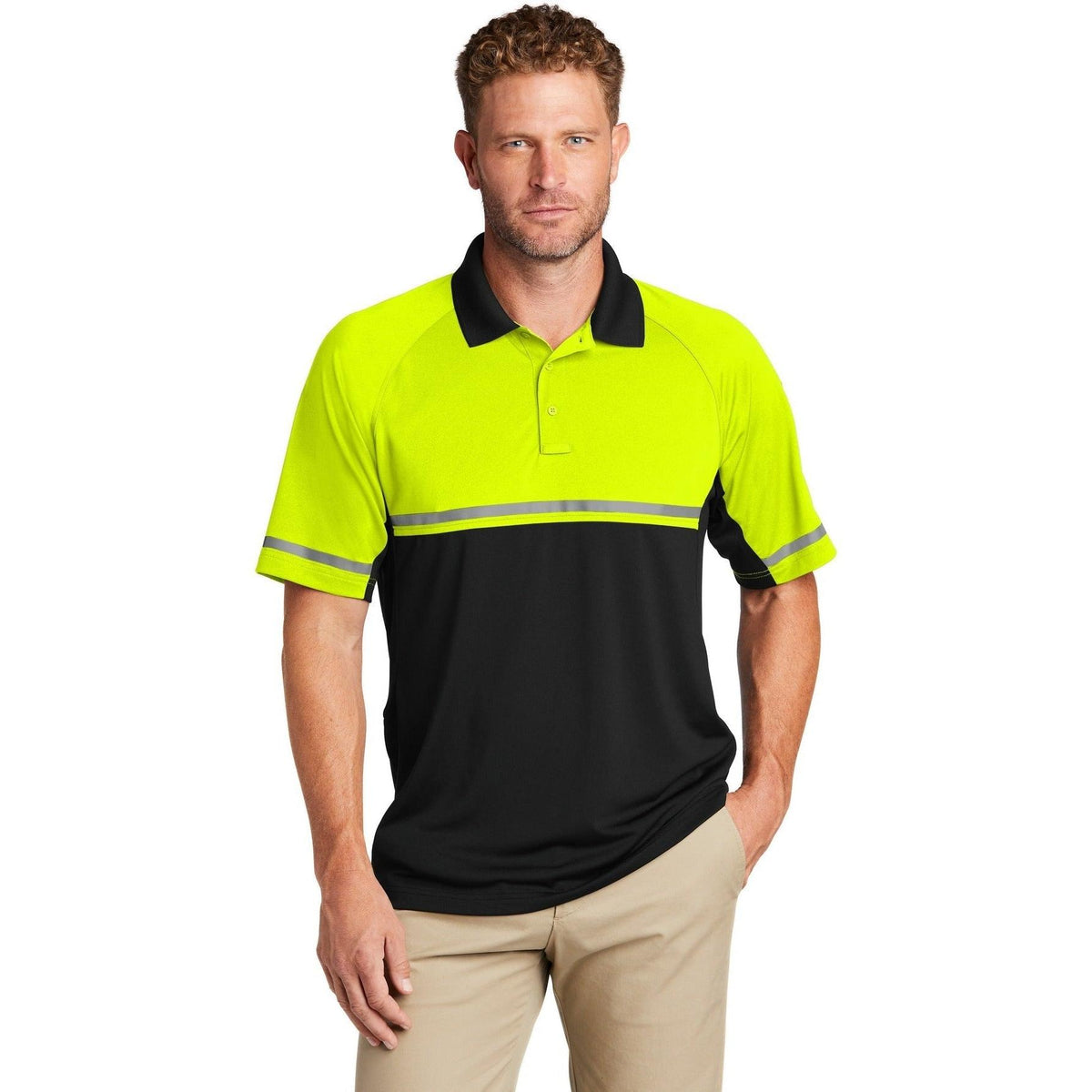 no-logo CornerStone Select Lightweight Snag-Proof Enhanced Visibility Polo-Regular-Cornerstone-Thread Logic