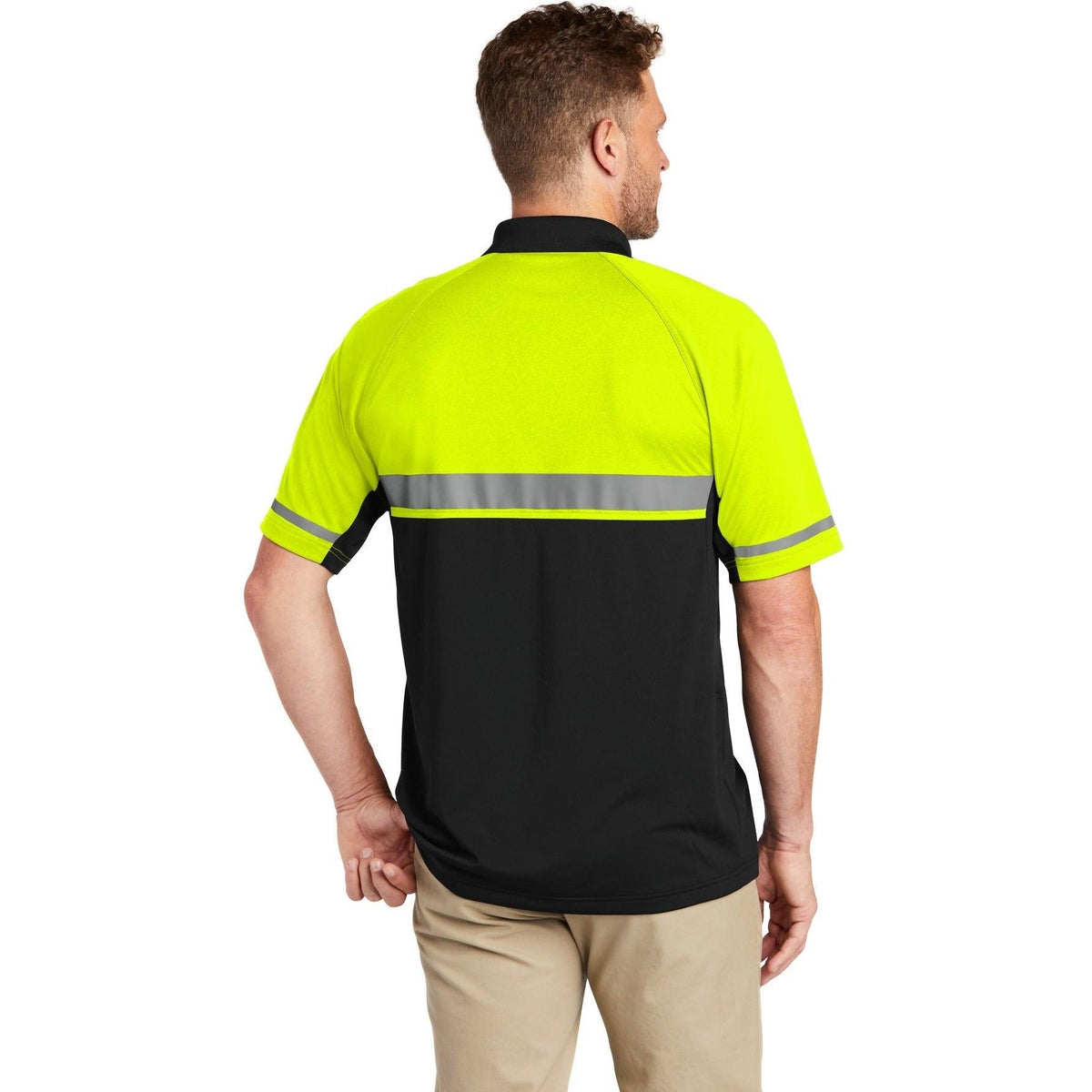 no-logo CornerStone Select Lightweight Snag-Proof Enhanced Visibility Polo-Regular-Cornerstone-Thread Logic