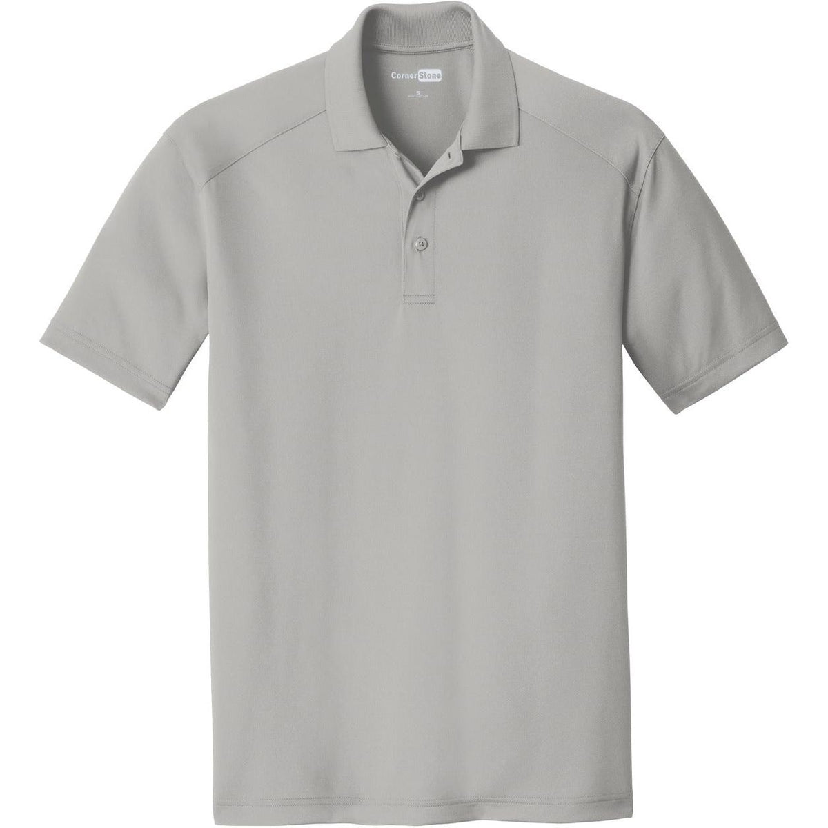 no-logo CornerStone Select Lightweight Snag-Proof Polo Shirt-Regular-Cornerstone-Light Grey-S-Thread Logic